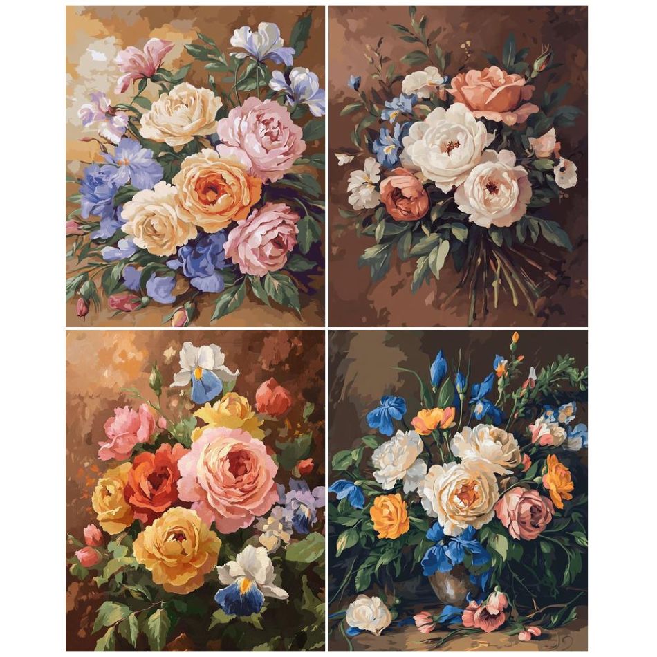 Art Craft Ideas For Adults - CHENISTORY Çiçek 5d Elmas Boyama Kitleri