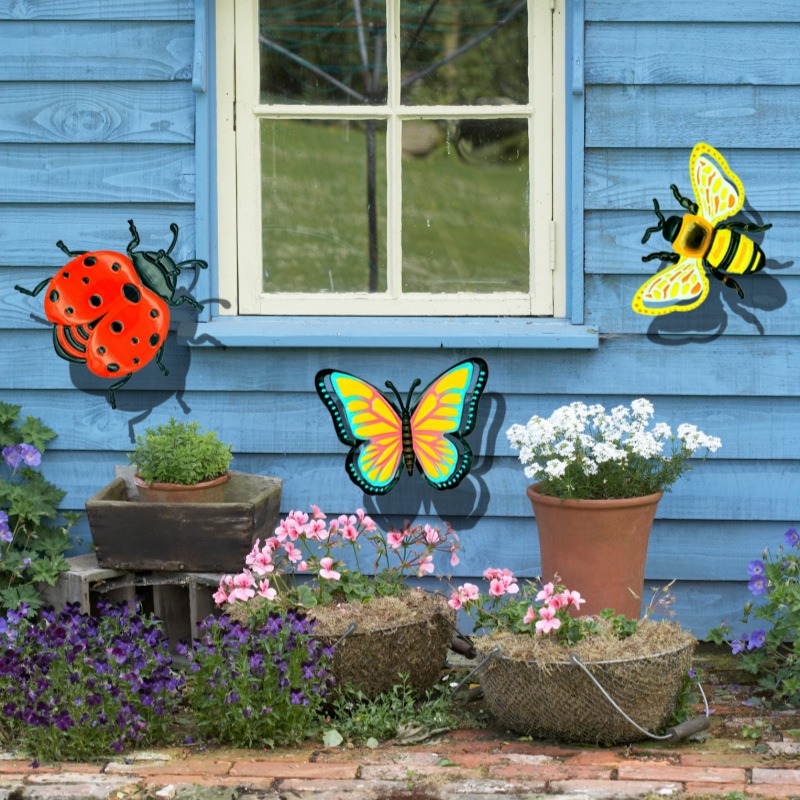Art Craft Ladybug - 3PCS Kelebek Demir El Sanatları Ev