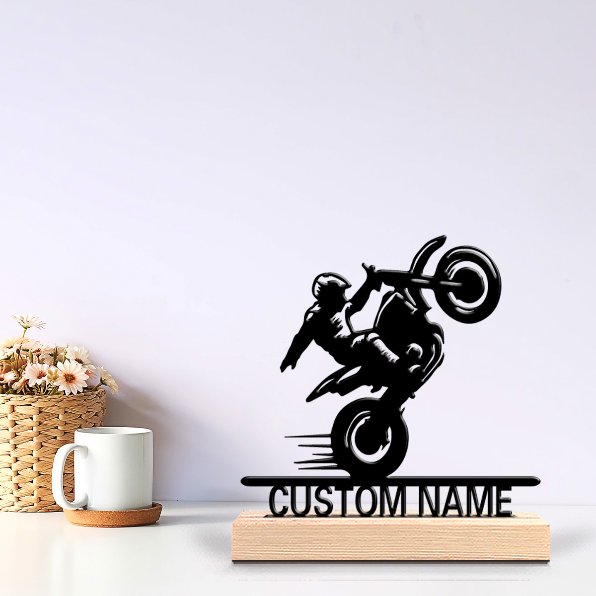 Art Craft Simple - 1 adet Basit Motosiklet Çocuk Özel