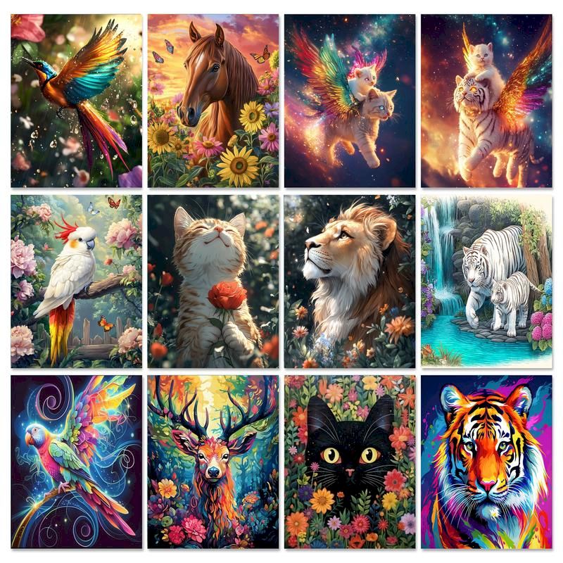 Art Craft Ideas For Adults - GATYZTORY yetişkinler için sayılarla boyama el