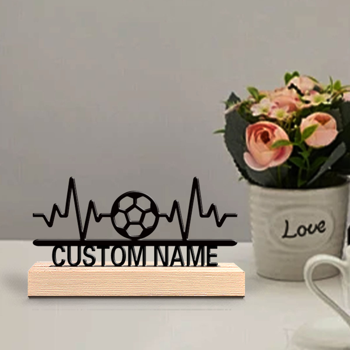 Art Craft Simple - 1 adet Basit EKG Futbol Özelleştirilebilir