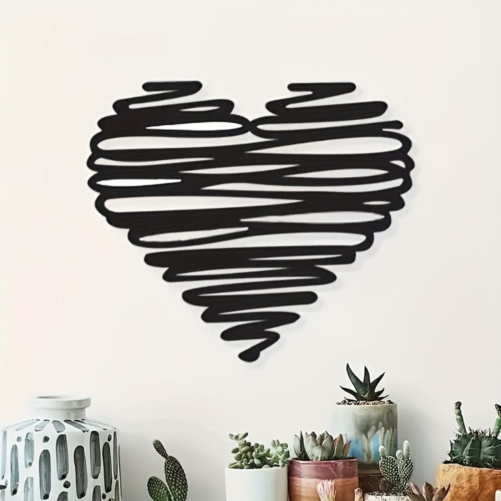 Art Craft Cafe - CIFBUY Ferforje Duvar Sanatı Kalp Şeklinde