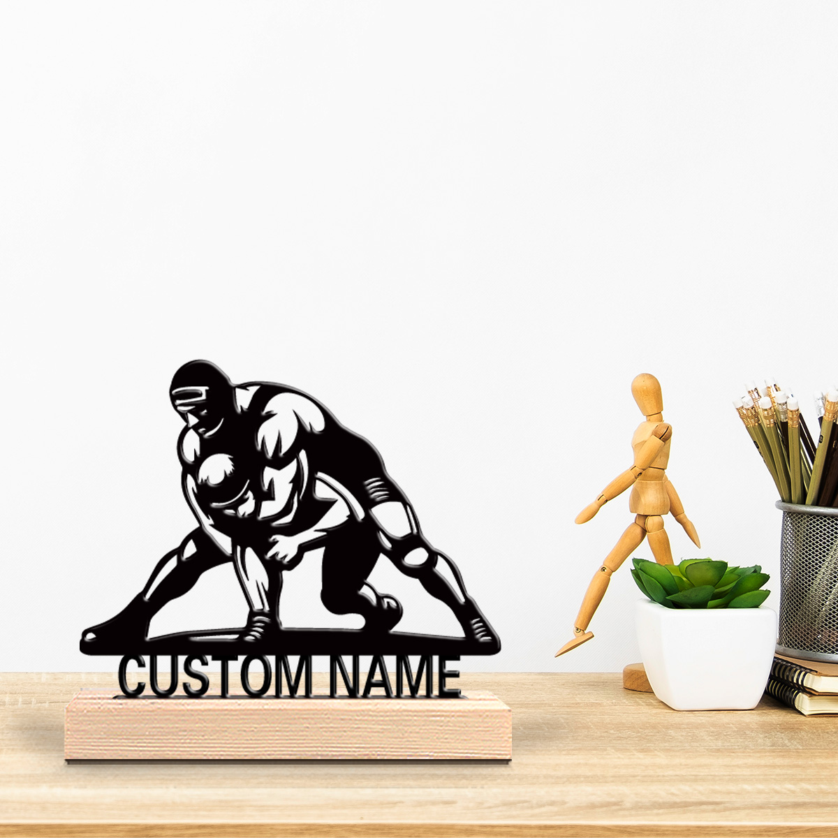 Art Craft Simple - 1 adet Basit Dövüş Temalı Özelleştirilmiş