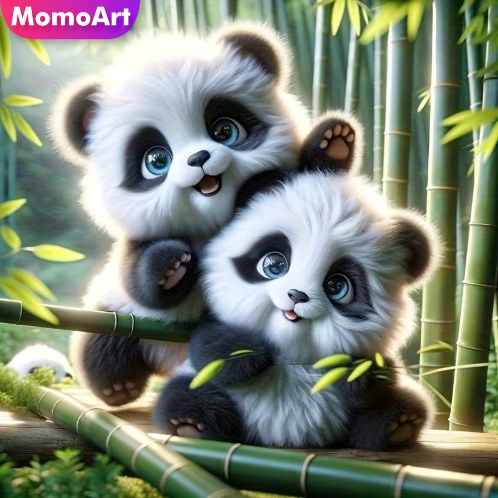 Art Craft Toddler - Momoart Yeni Varış Elmas Mozaik Panda