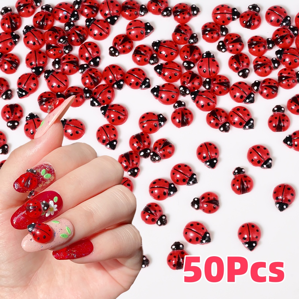 50 adet 3D Kırmızı Uğur Böceği - Art Craft Ladybug incelemesi ve fiyatı