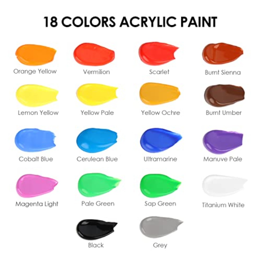 10 Fırçalı Akrilik Boya Seti,  - Art Craft Ideas For Adults incelemesi ve fiyatı