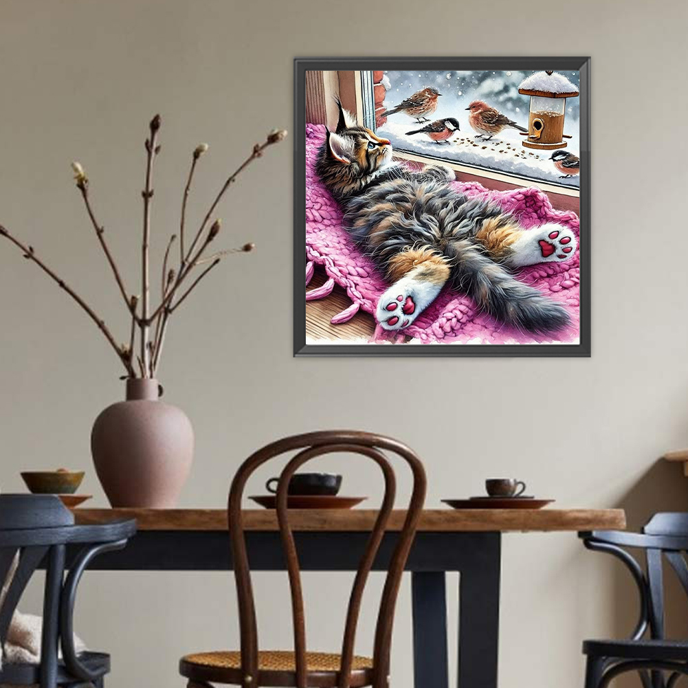 Hayvan Tam DIY 5D Yuvarlak Mat - Art Craft Ideas For Adults incelemesi ve fiyatı