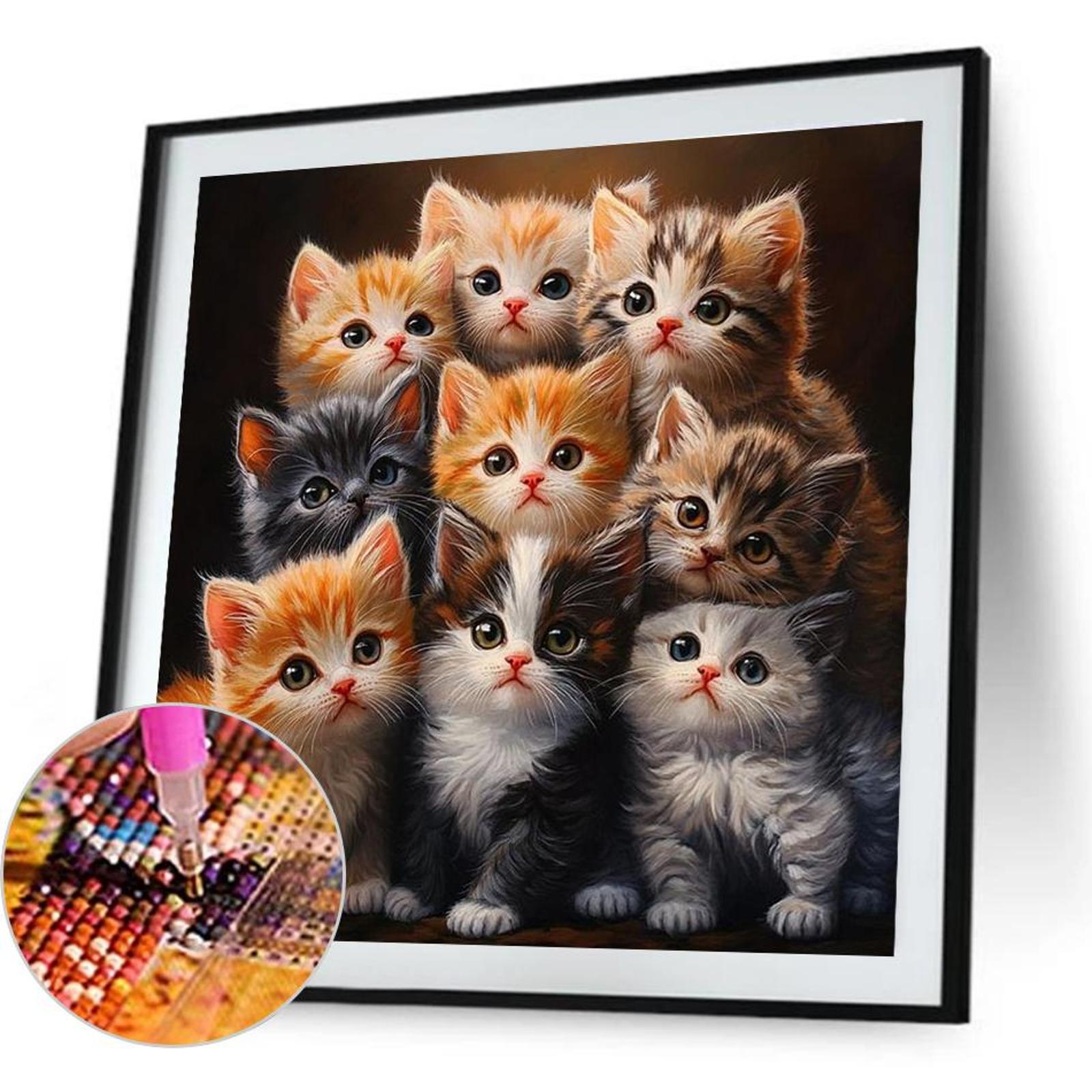 Hayvan Tam DIY 5D Yuvarlak Mat - Art Craft Ideas For Adults incelemesi ve fiyatı