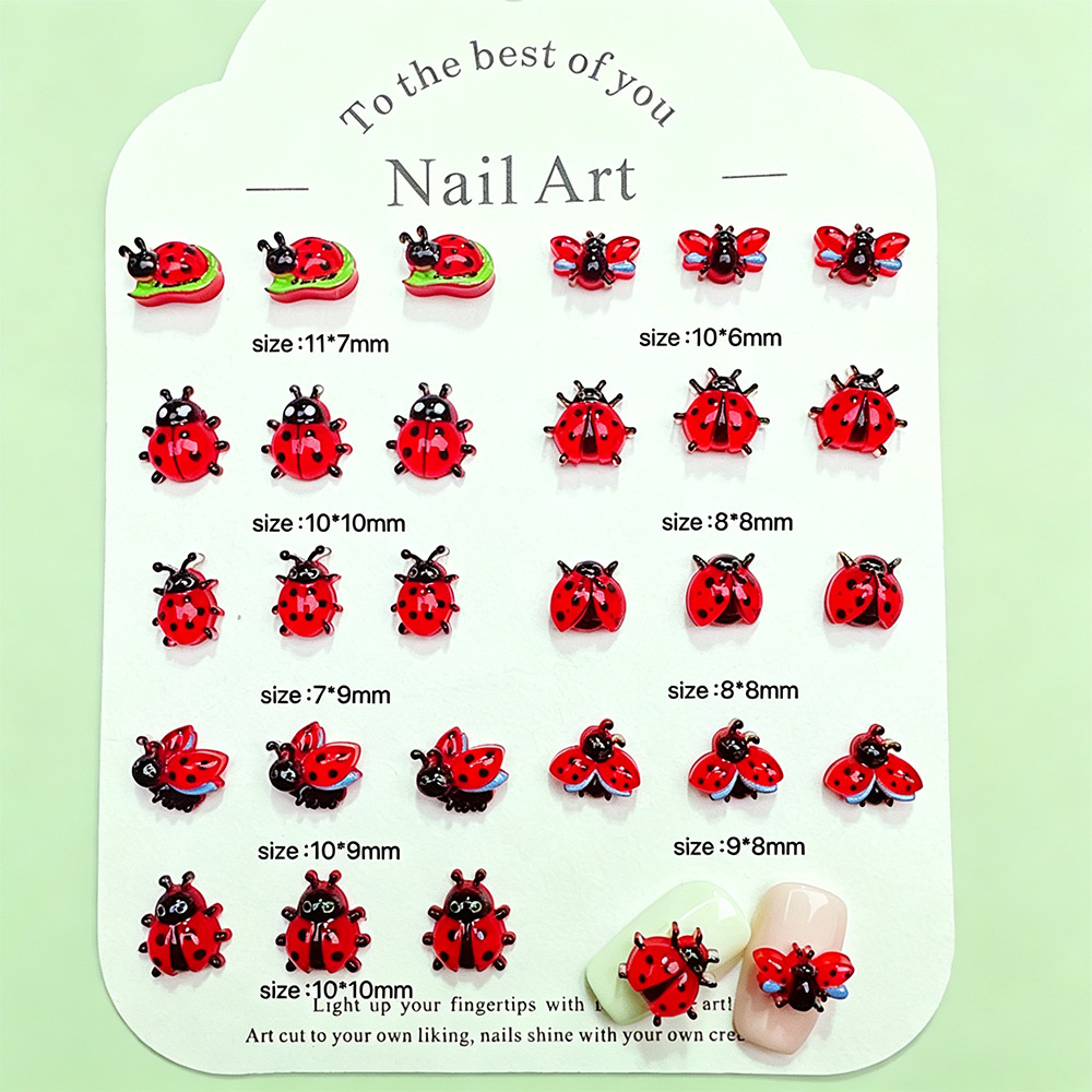 50 adet 3D Mini Reçine Uğur Bö - Art Craft Ladybug incelemesi ve fiyatı