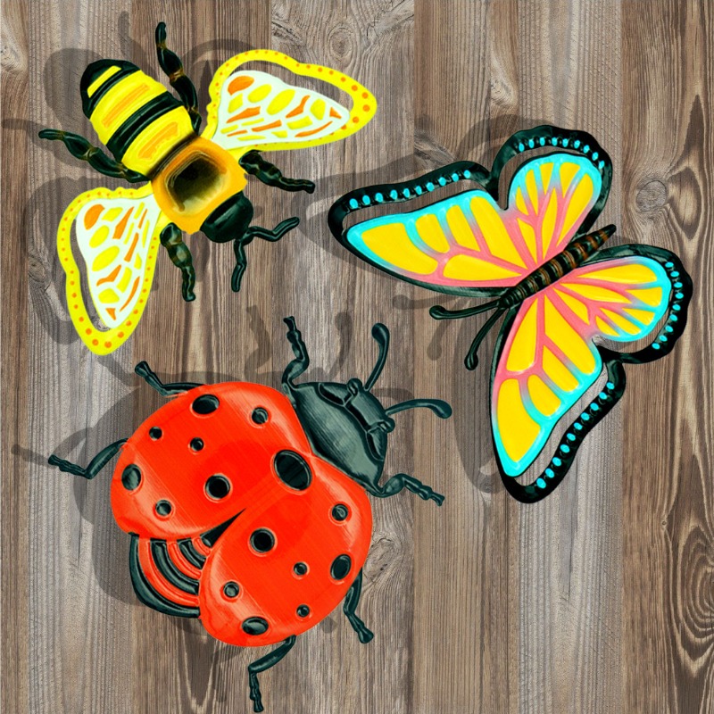 3PCS Kelebek Demir El Sanatlar - Art Craft Ladybug incelemesi ve fiyatı