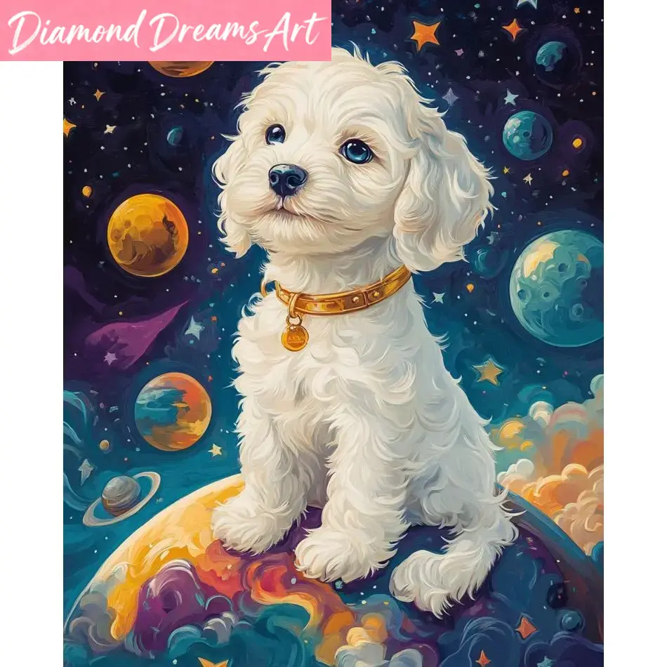 Çerçevesiz, Köpek 5d Elmas Boy - Art Craft Ideas For Adults incelemesi ve fiyatı