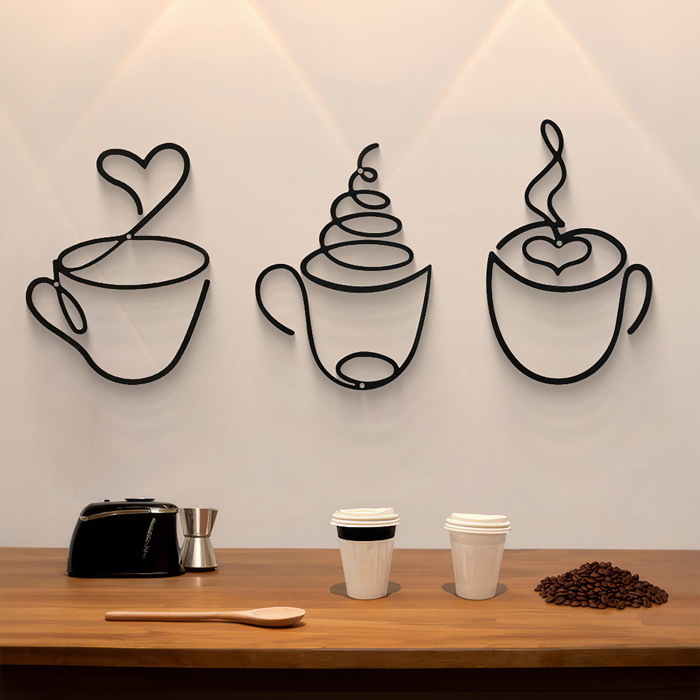 3 adet Set Yaratıcı Kahve Duva - Art Craft Cafe incelemesi ve fiyatı