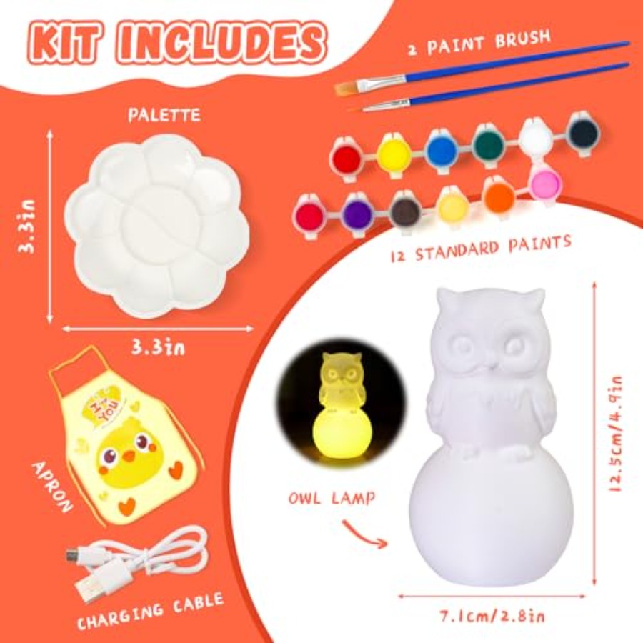 Kendi Lambanızı Boya Seti, 8-1 - Art Craft Night incelemesi ve fiyatı