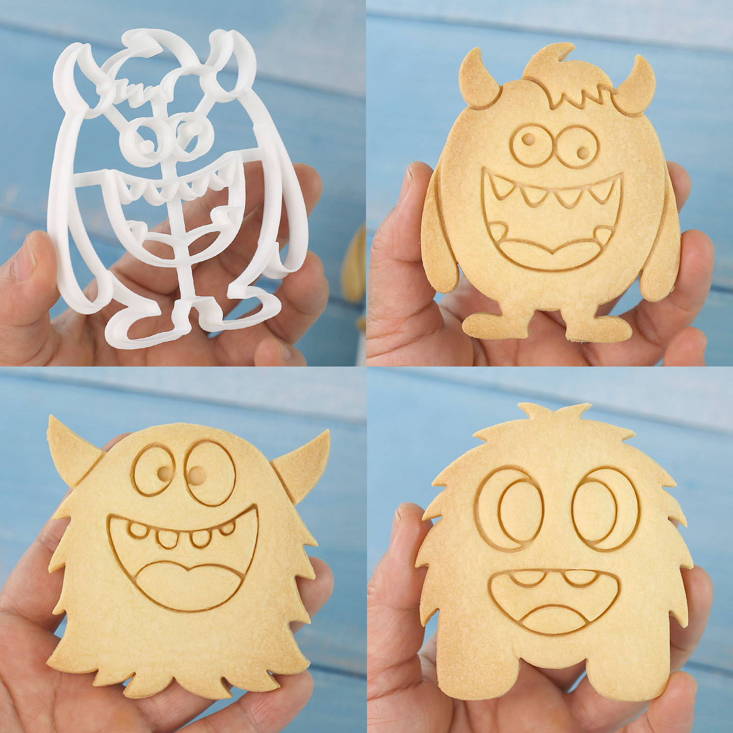 1 adet/4 adet büyük canavar ku - Art Craft Party incelemesi ve fiyatı